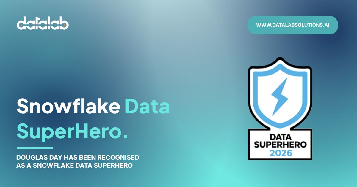 Douglas Day named Snowflake Data Superhero