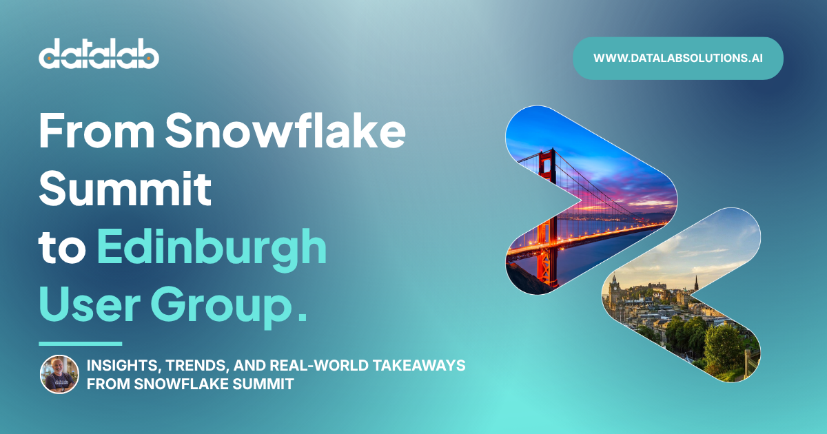 Douglas Day speaking at Snowflake Edinburgh User Group