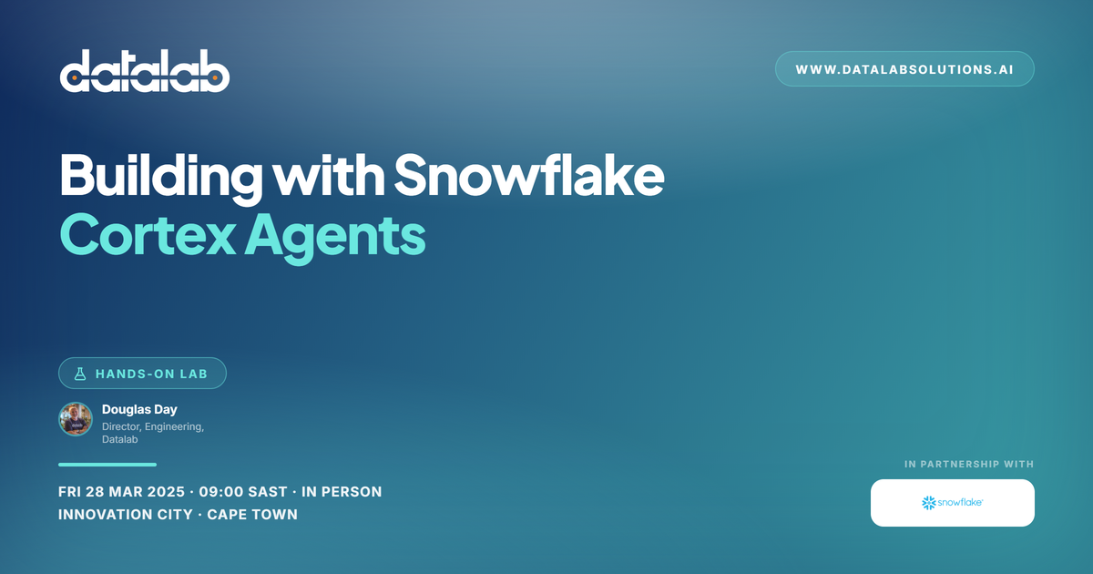 Hands-on Lab: Building with Snowflake Cortex Agents