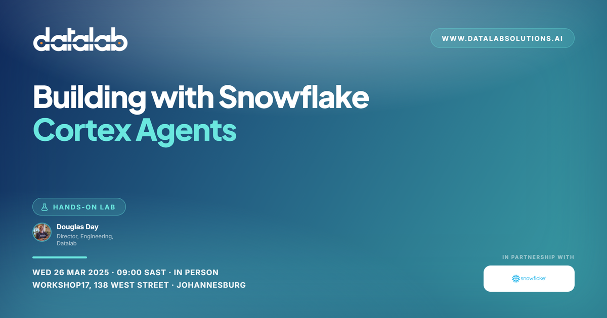 Hands-on Lab: Building with Snowflake Cortex Agents