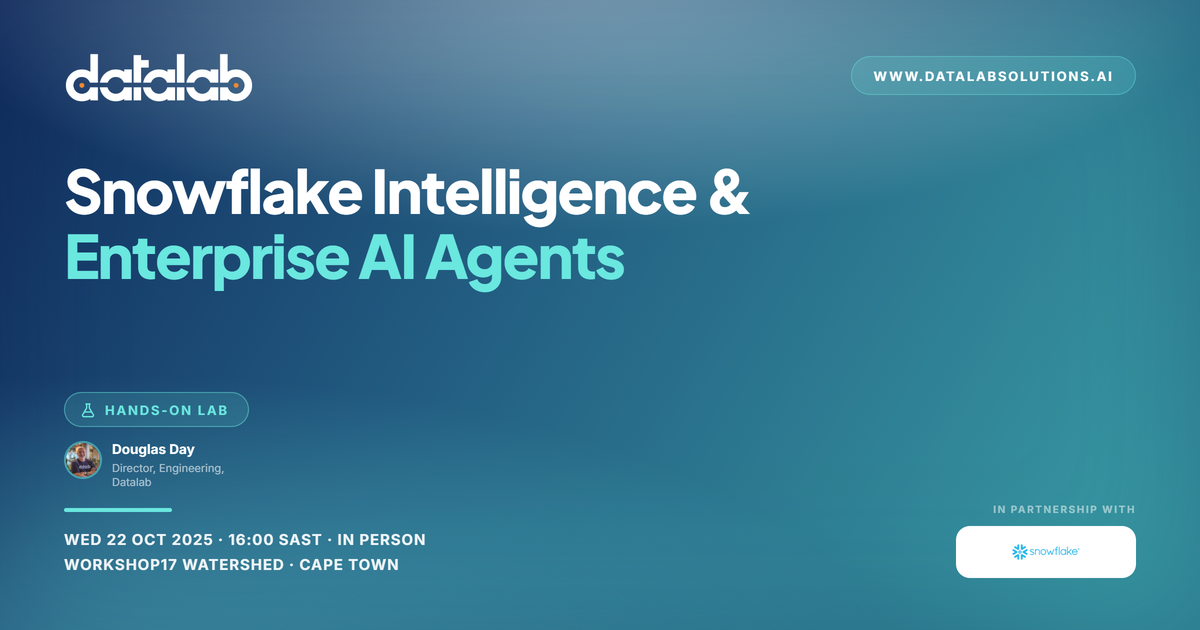 Hands-on Lab: Snowflake Intelligence & Enterprise AI Agents