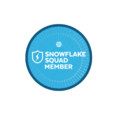 4 team members in the Snowflake Squad